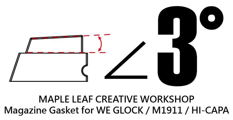 Maple Leaf "SNUG-SHUT" Magazine Gasket for WE Glock / KJW Glock