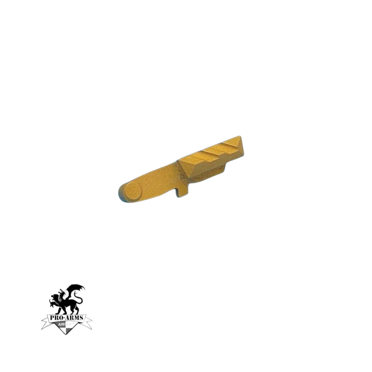 Pro Arms Tyrant Style Steel Slide Release for EMG SI P365 SMP GBB (Black / Gold - Cerakote Version)