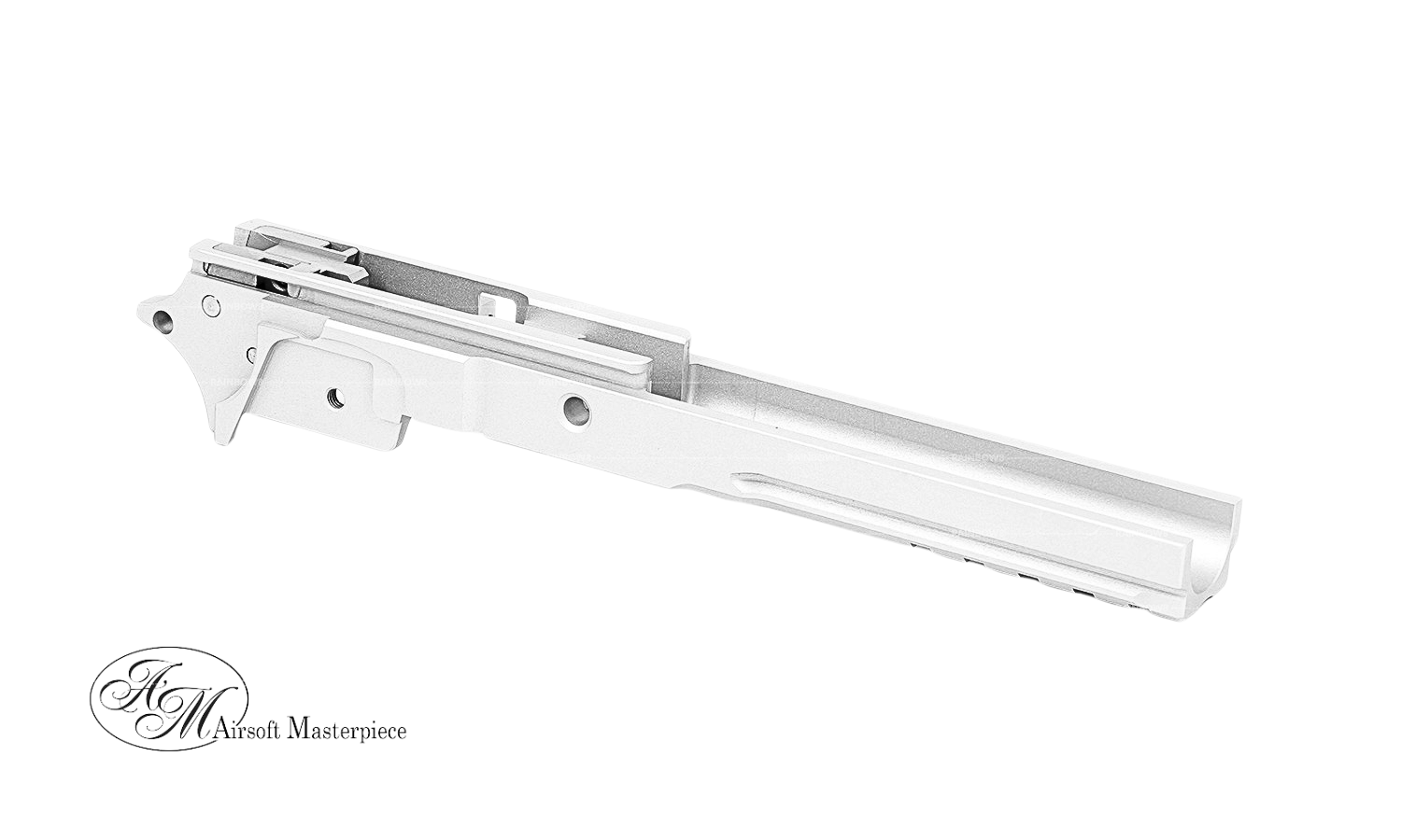Airsoft Masterpiece Standard CNC Aluminum 5" Frame (Silver / Black)