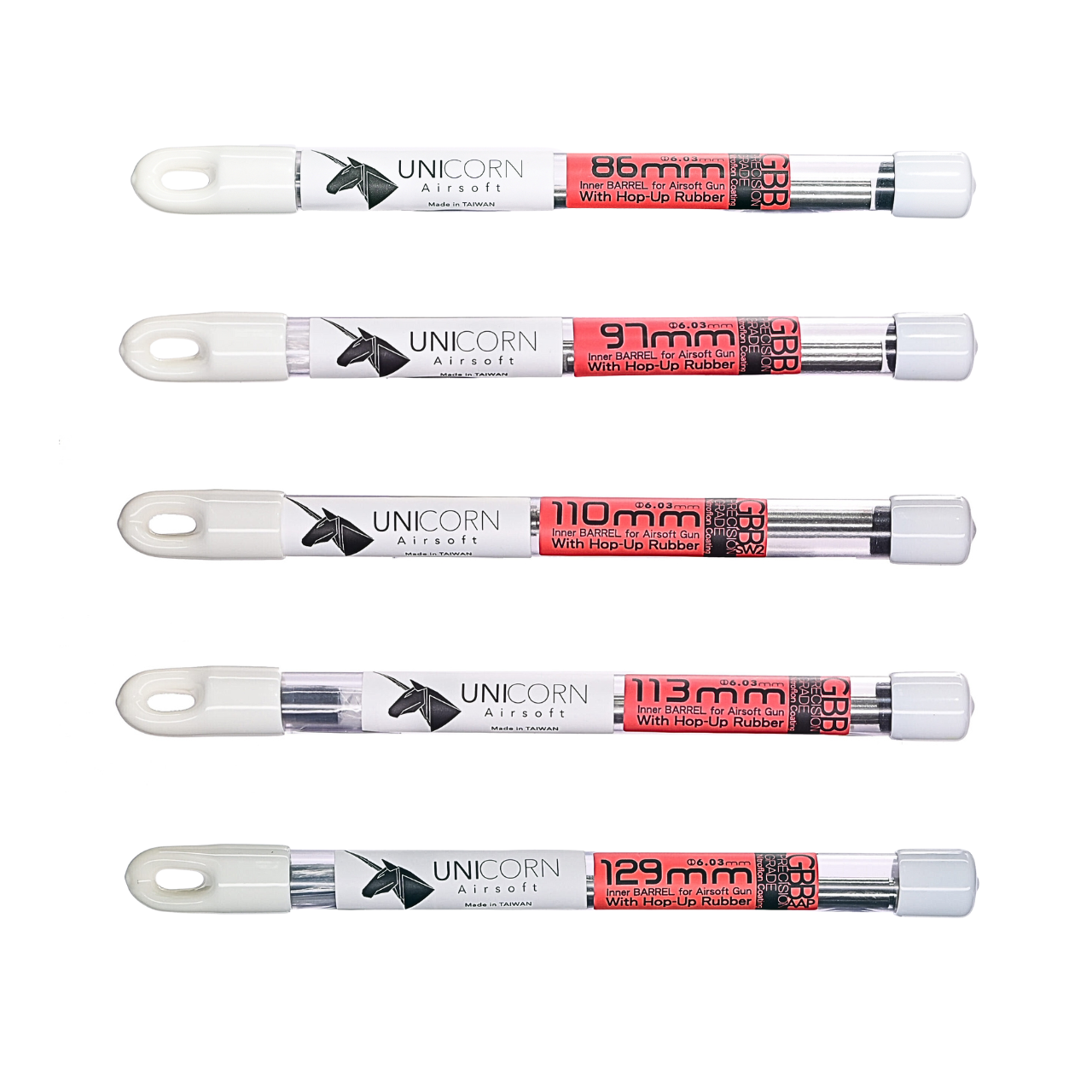 Unicorn Nitroflon Coating 6.03MM Ultimate Precision Inner Barrel (86mm / 97mm / 110mm / 113mm / 129mm)