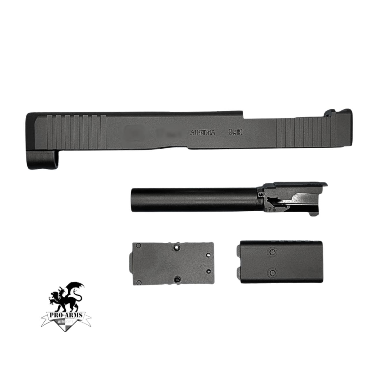 Pro Arms Full Steel Slide Set for Marui G17 Gen5 MOS GBB – Rainbow 8