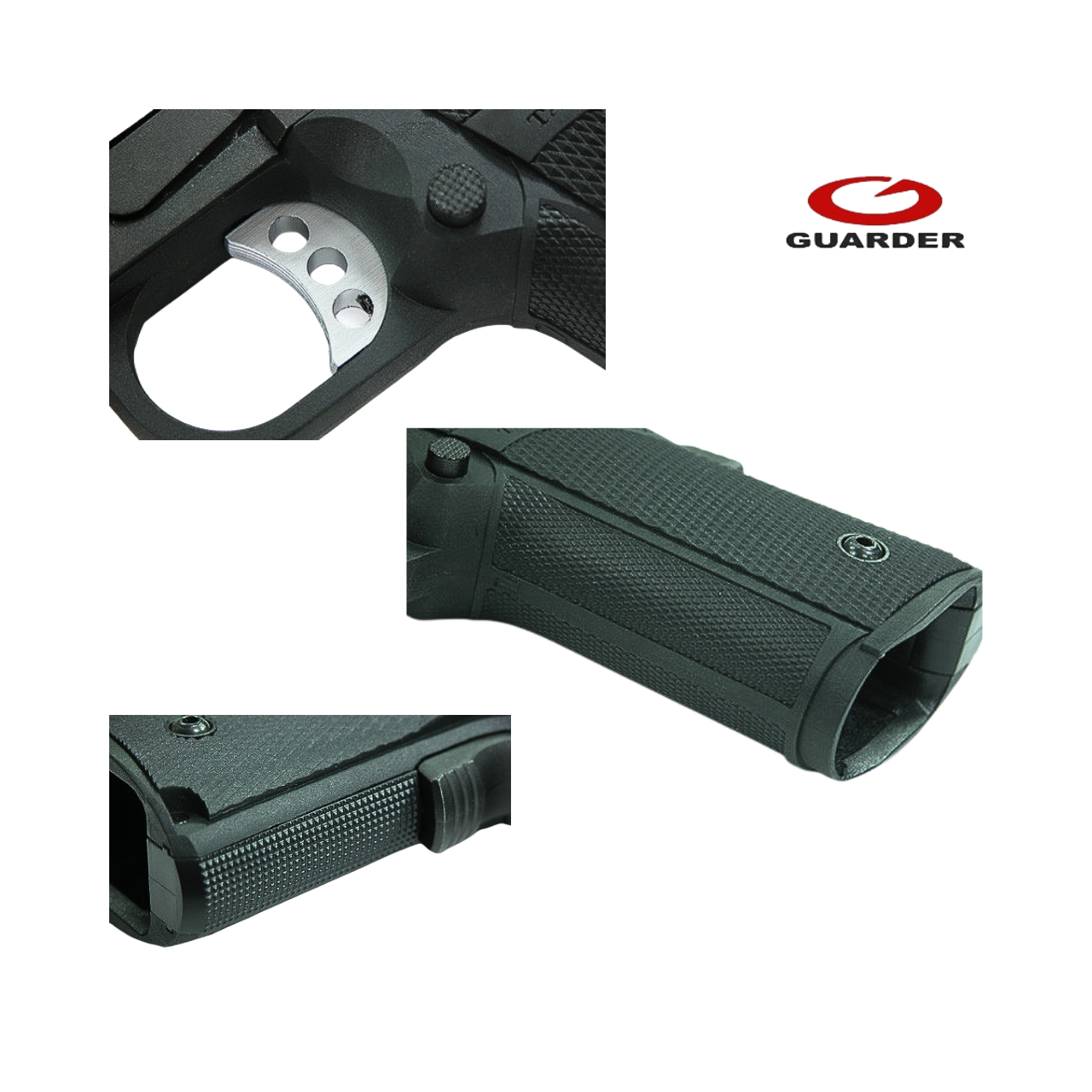 Guarder Tactical Grip Set (Black) For MARUI HI-CAPA GBB