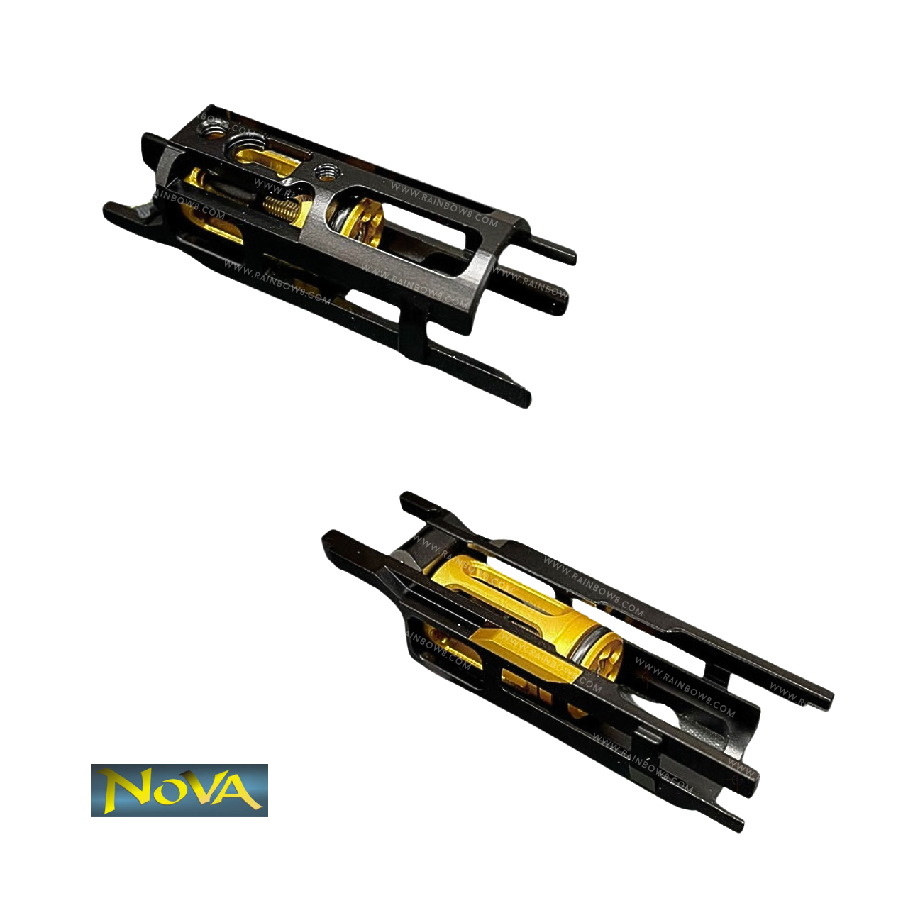 NOVA CNC Aluminum Adjustable Blowback Housing for Marui Hi-Capa / MEU / 1911 (Black)