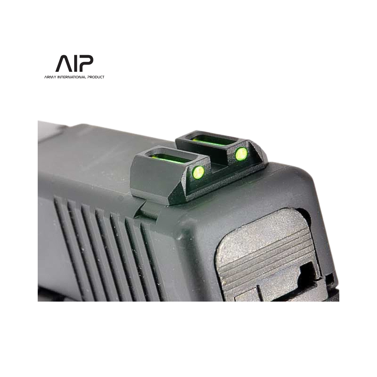 AIP Fiber Fixed Carry Sight Set For Marui G17