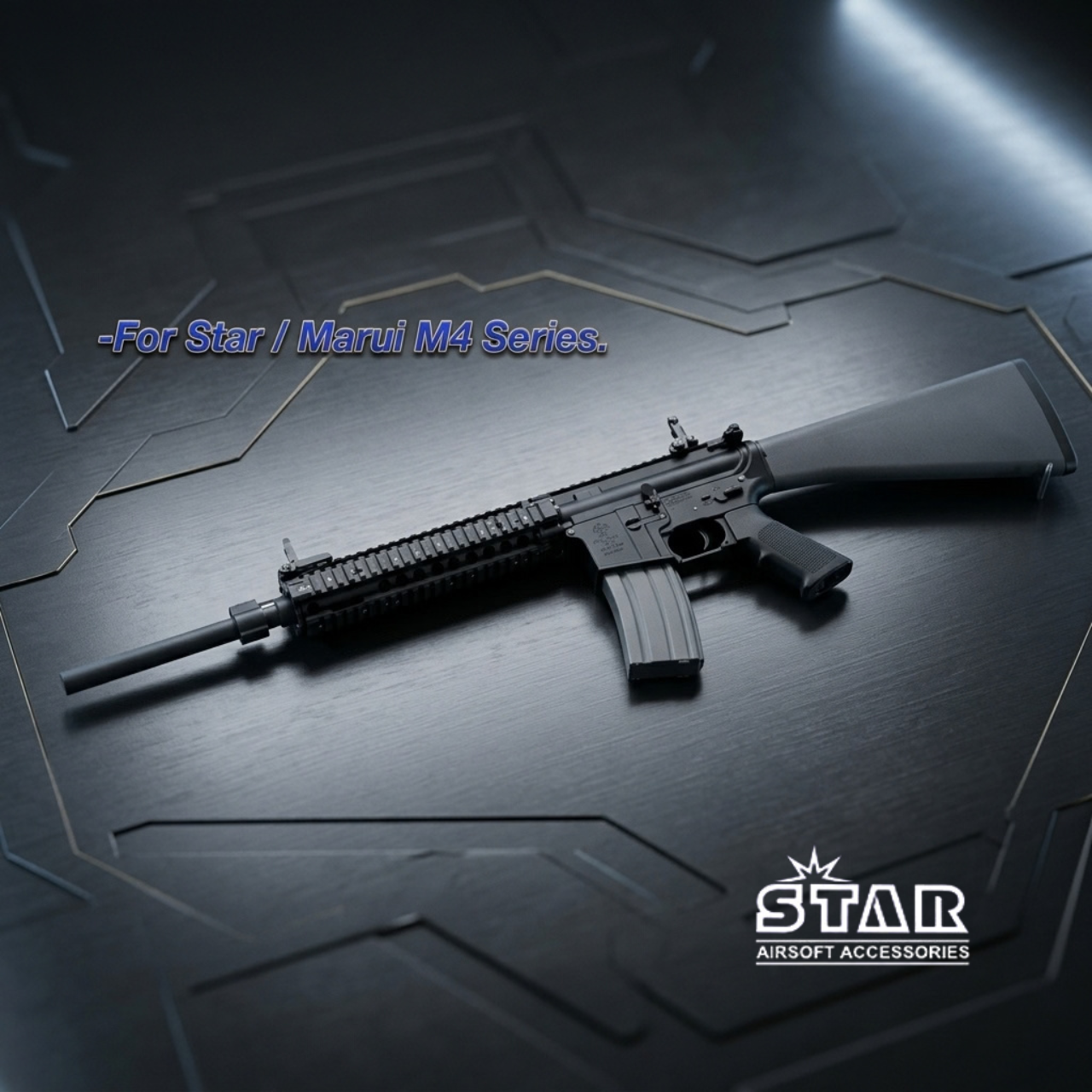 SAA M4 RIS II Handguard Set (Black)