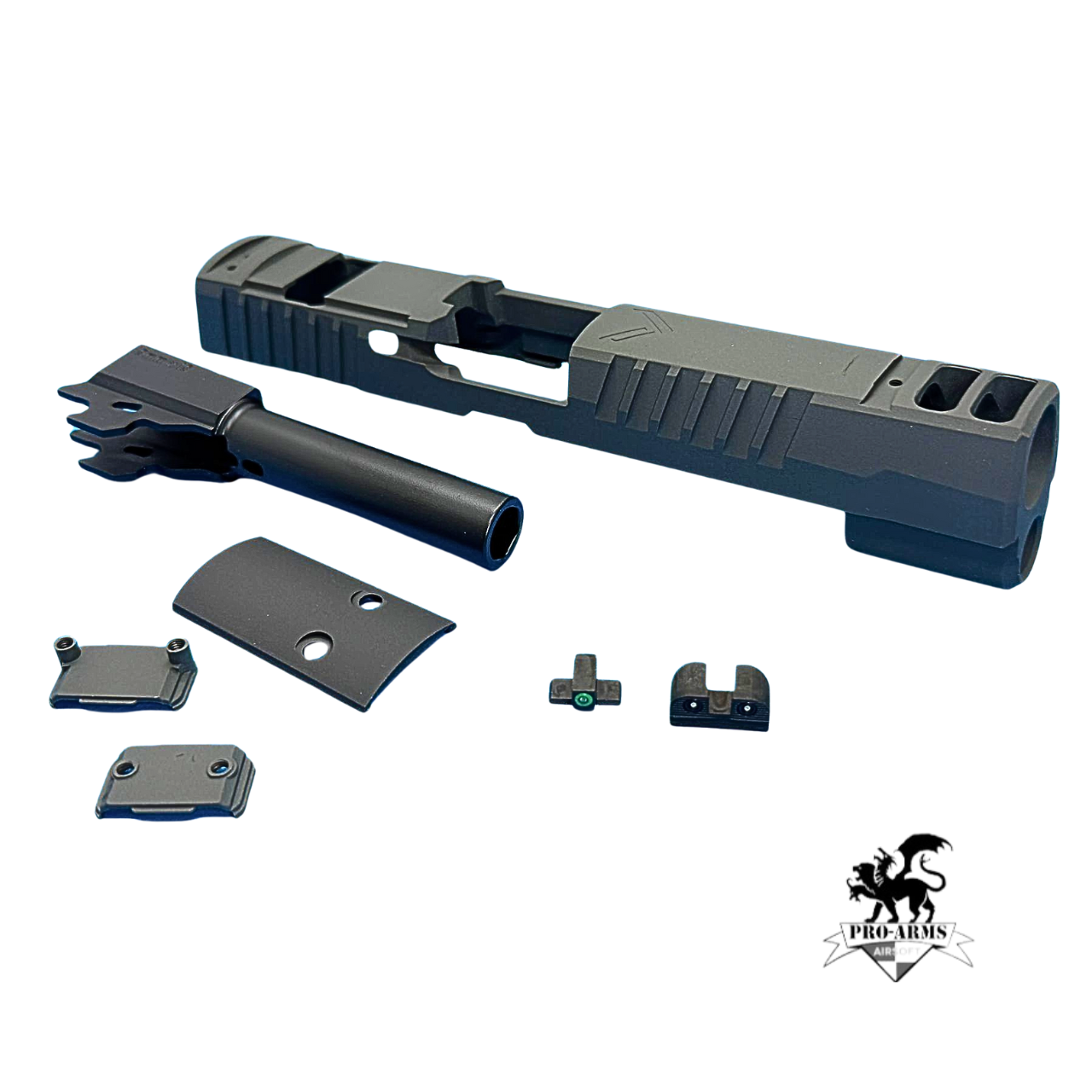 Pro Arms AXG Legion Steel Slide Set for VFC M17 / PB AXG Legion (Full Cerakote Version)