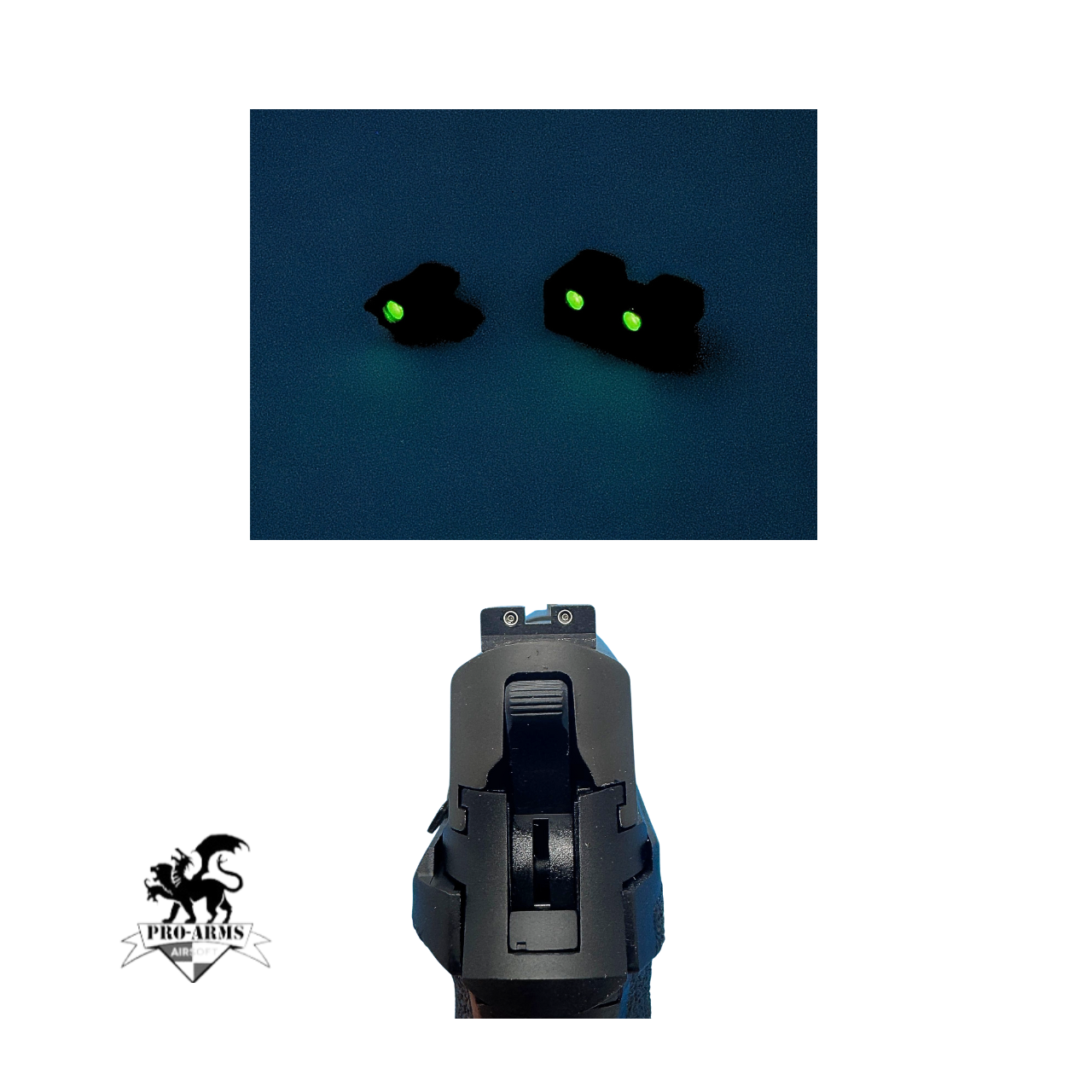 Pro Arms Tritium Steel Sight for VFC / SIG P226 MK25