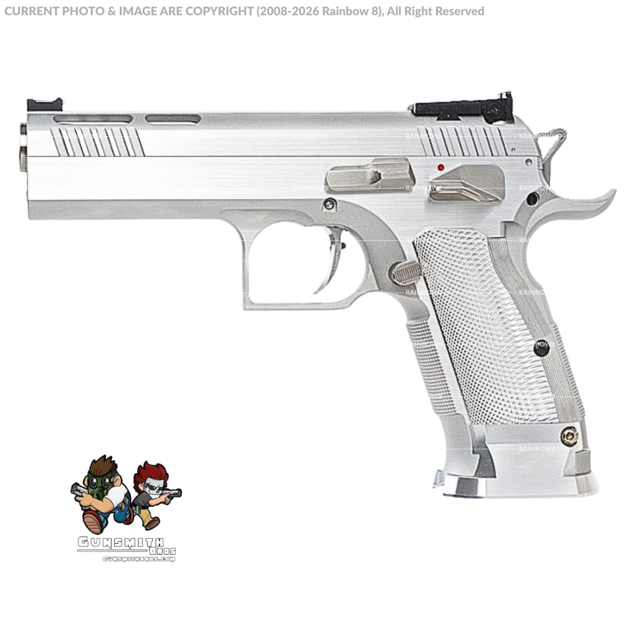 Gunsmith Bros GB-01 TF Standard GBB Pistol (Silver)
