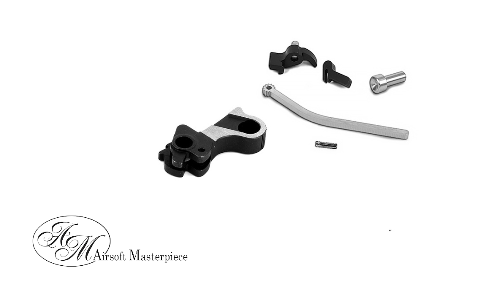 Airsoft Masterpiece CNC Steel Hammer & Sear Set for Marui Hi-Capa Type 8 (S Style Commander) (3 color)