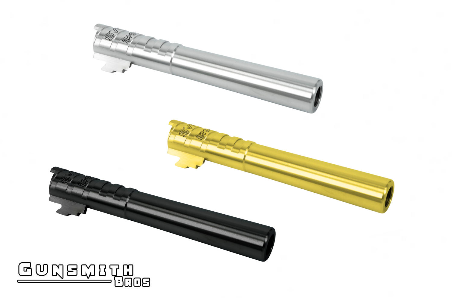 Gunsmith Bros Infinity SVP Steel 5.1 Outer Barrel (Gold / Silver / Black)