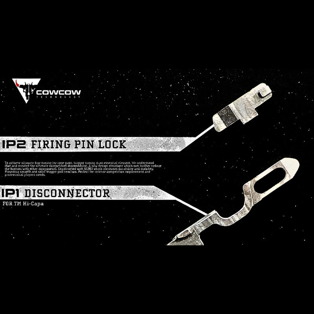 CowCow Stainless Steel Firing Pin Lock For TM Hi-Capa