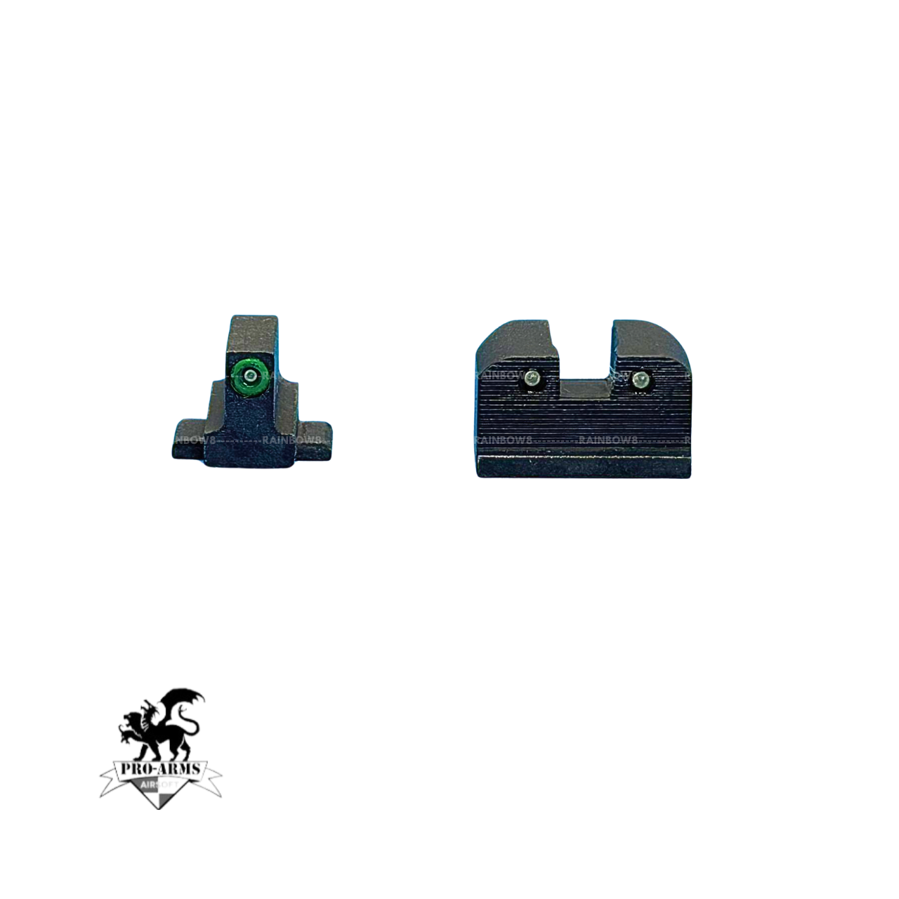 Pro Arms SIG XRAY Style Tritium Steel Suppressor Sight for Marui P320 GBB (Black)