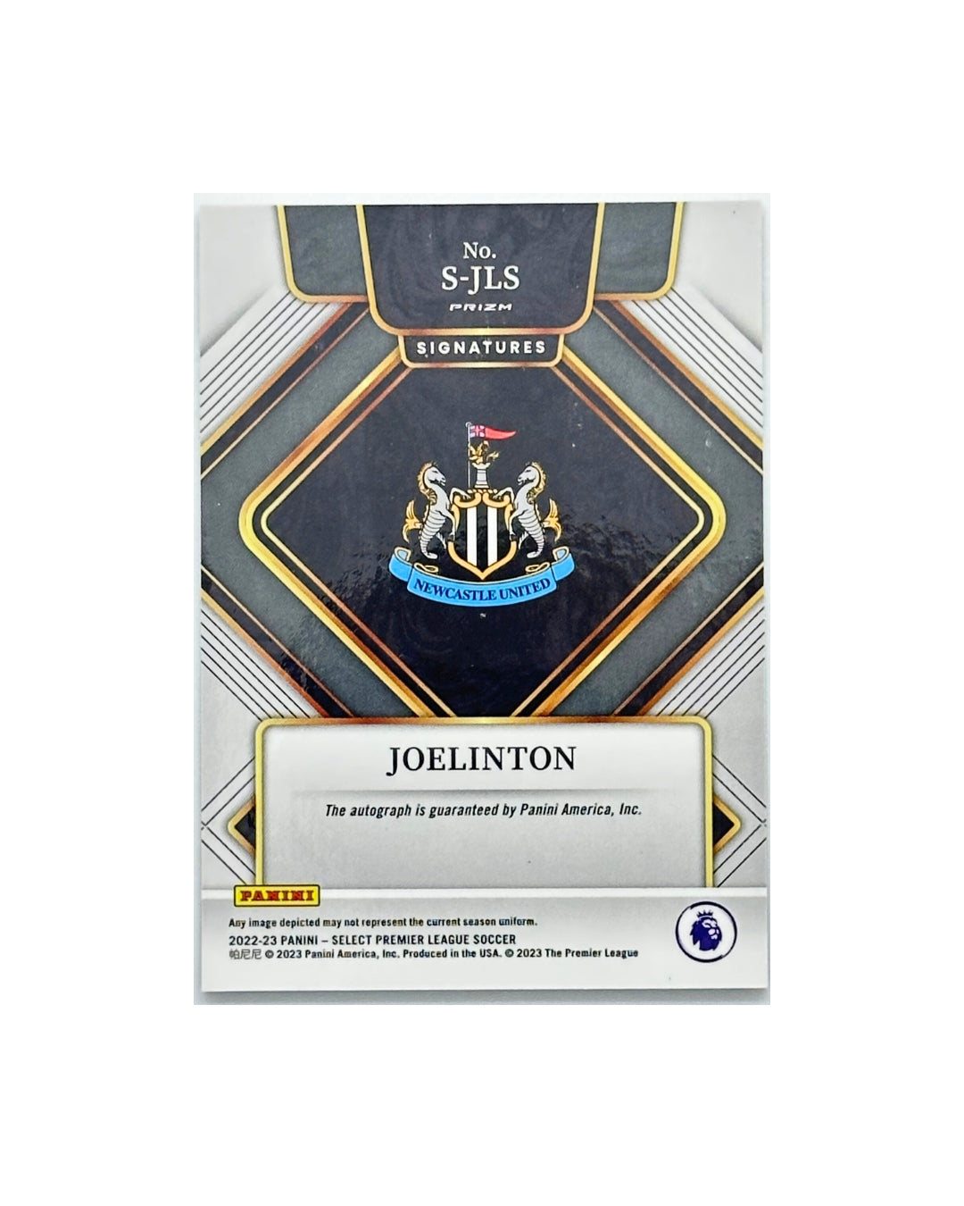 Joelinton Newcastle 2022-23 Panini Select Auto