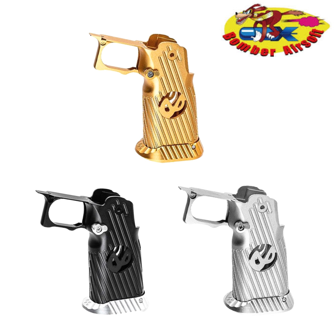 Bomber CNC Aluminum ( INF Logo Style ) Grip for Marui Hi-CAPA GBB - Type C