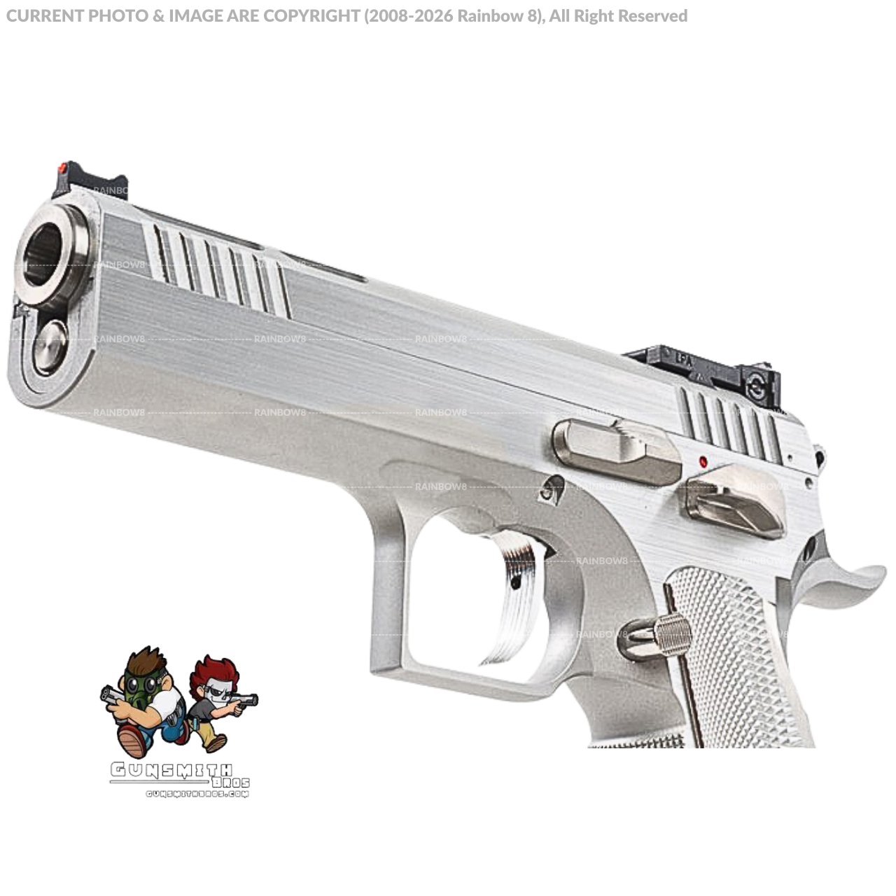 Gunsmith Bros GB-01 TF Standard GBB Pistol (Silver)