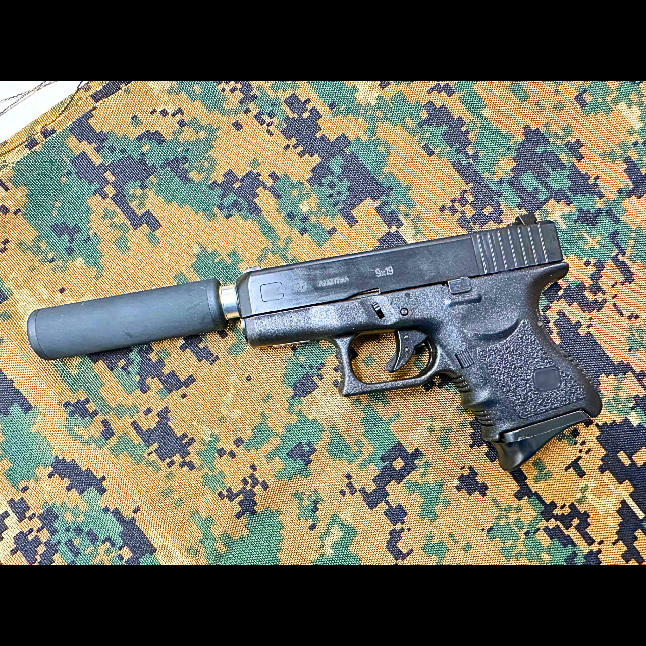 Rainbow 8 Custom Build for APLUS Custom KJ Works Metal Slide G26 GBB Pistol