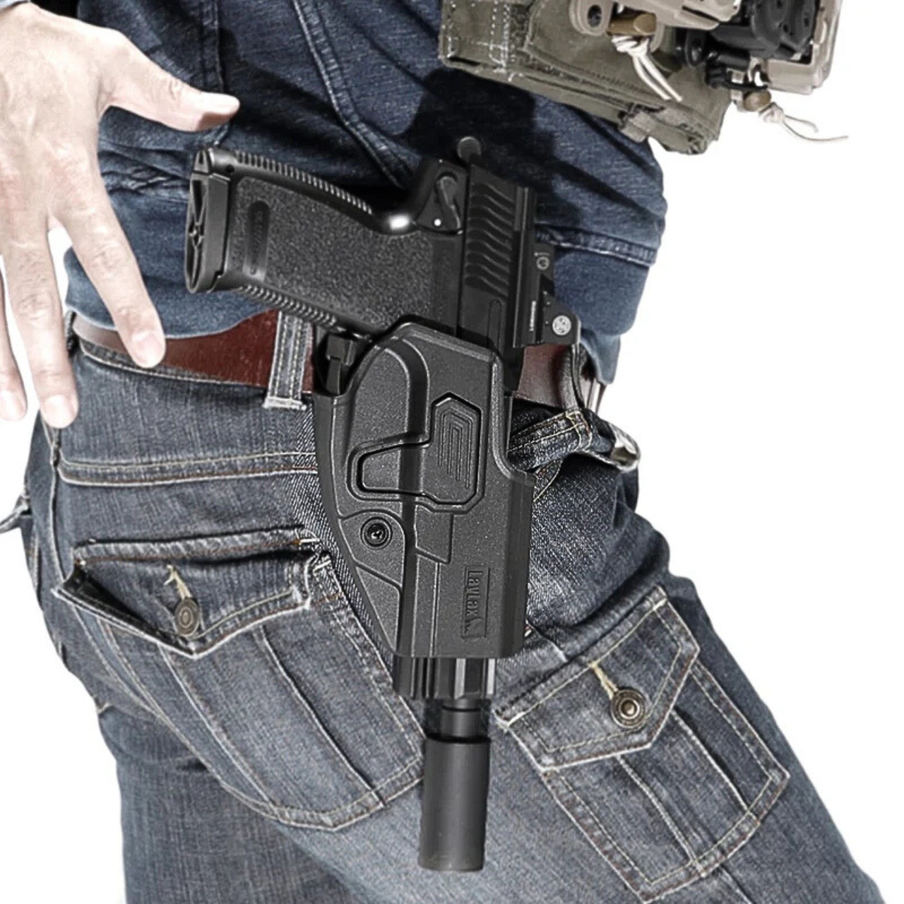 LayLax SOCOM Mk23 CQC Holster (Black) (Right Hand) – Rainbow 8 LayLax SOCOM Mk23 CQC Holster (Black) (Right Hand) – Rainbow 8