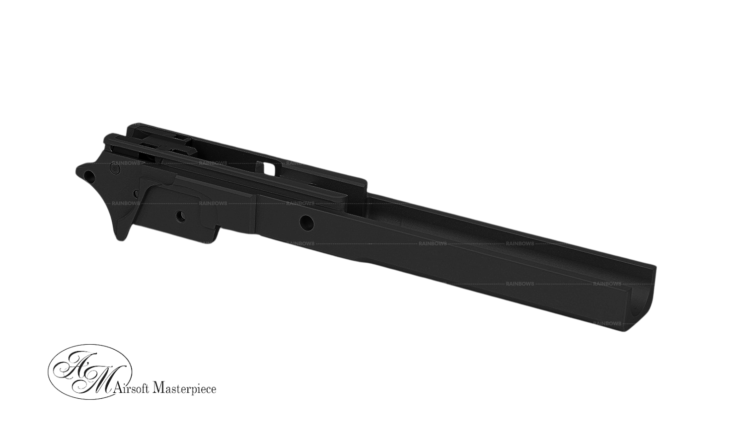 Airsoft Masterpiece Standard CNC Aluminum 5" Frame (Silver / Black)