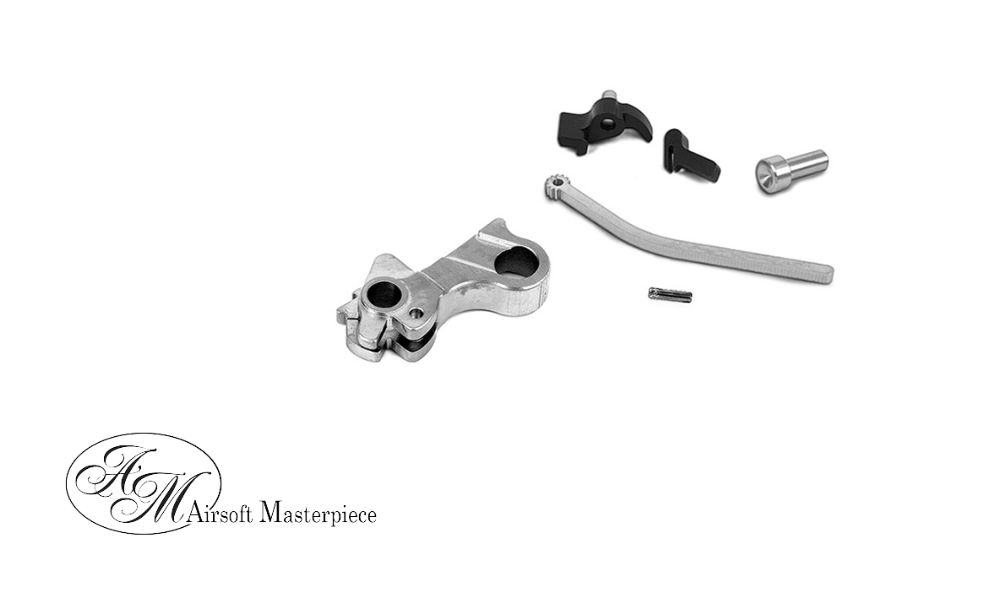 Airsoft Masterpiece CNC Steel Hammer & Sear Set for Marui Hi-Capa Type 8 (S Style Commander) (3 color)
