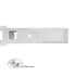 Airsoft Masterpiece Aluminum Frame - No Marking 3.9 with Tactical Rail (Silver)