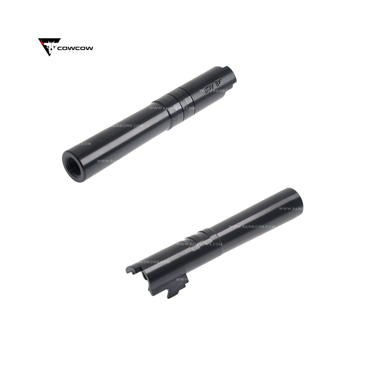 CowCow Stainless Steel Threaded Outer Barrel for TM Hi-Capa 4.3 (.45 ACP Marking) (4 colors)