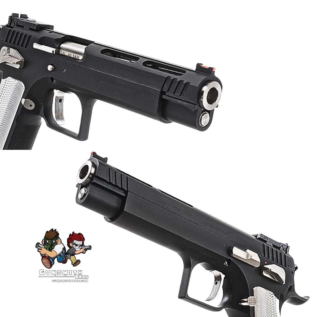 Gunsmith Bros GB-01 TF Standard GBB Pistol (Black, Two Tone)