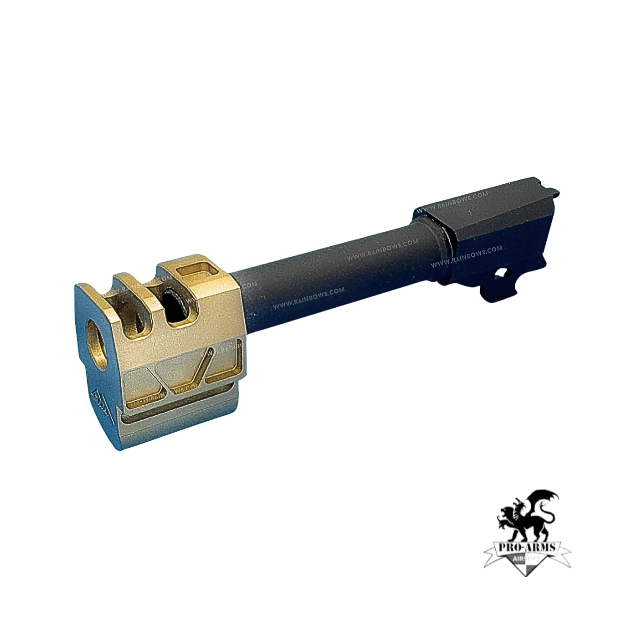 Pro Arms Steel PM Style Outer Barrel with Ultra Compensator for SIG / VFC P320 / M18 / X Carry GBB Series (Black / FDE)