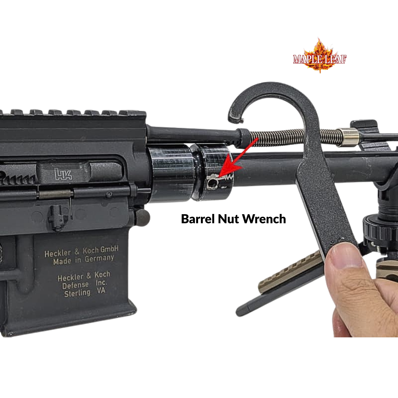 Maple Leaf Outer Barrel Base for VFC HK416 GBB