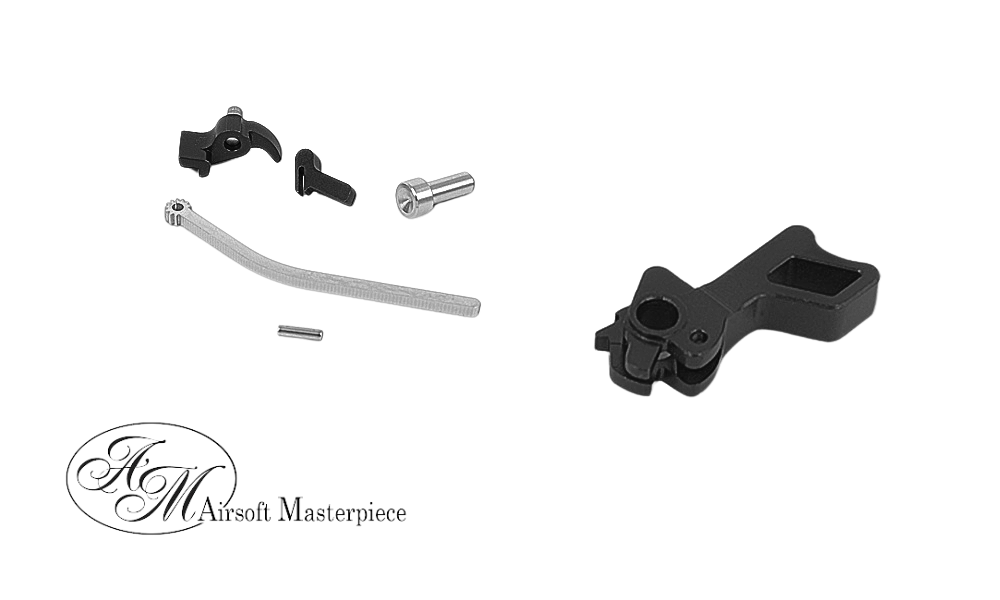 Airsoft Masterpiece CNC Steel Hammer & Sear Set for Marui Hi-Capa Type 6 (STI Square) (4 color)