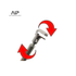 AIP 120% Steel Recoil Spring Rod Set for G17 Gen4 (Silver / Black)