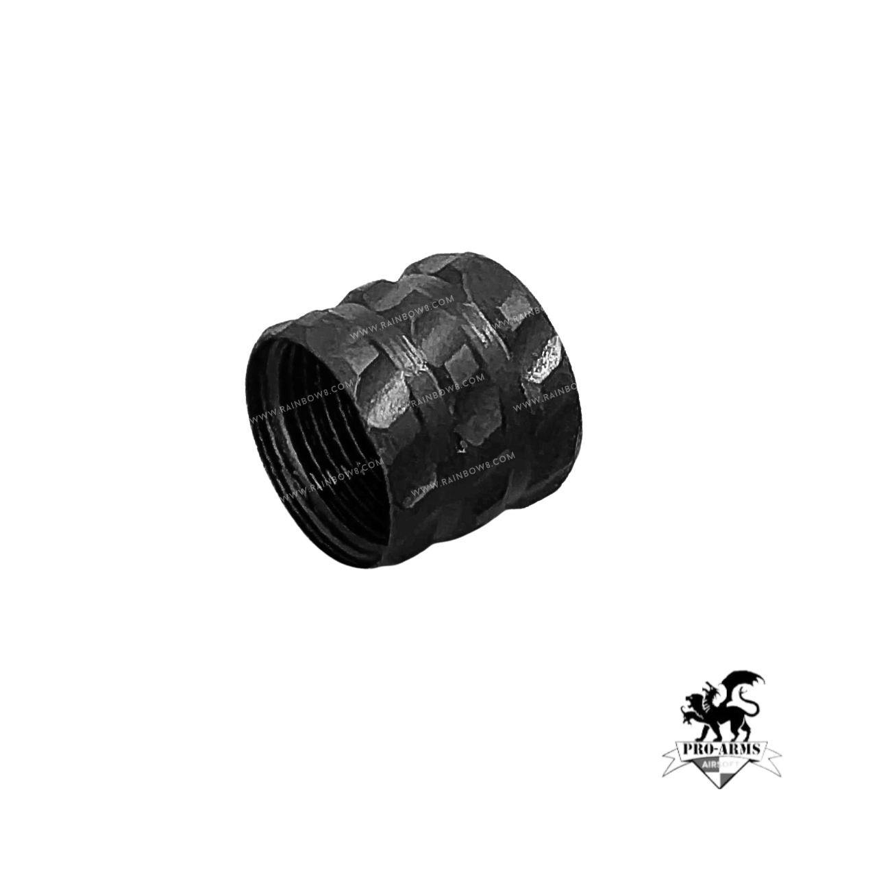 Pro Arms Full CNC Steel 14mm- Custom Cut 1 Threaded Protector – Rainbow 8