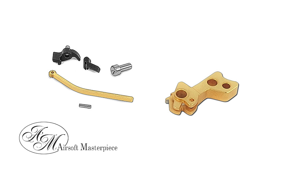 Airsoft Masterpiece CNC Steel Hammer & Sear Set for Marui Hi-Capa Type 5 (3 color)