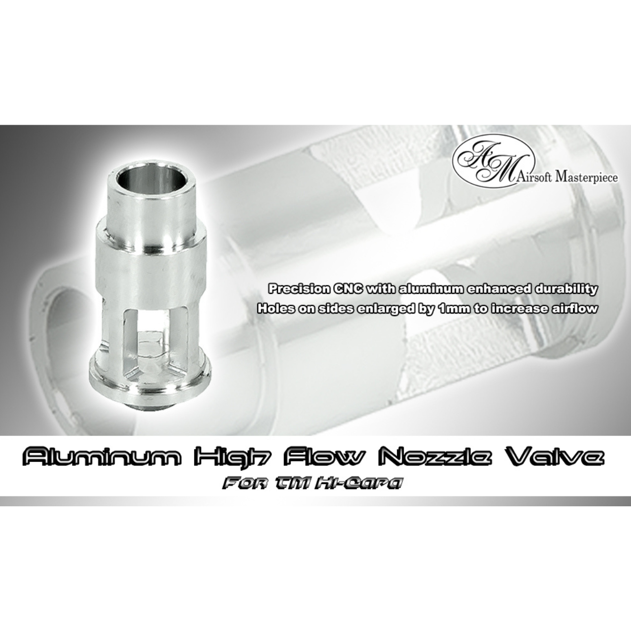 Airsoft Masterpiece Aluminum High Flow Nozzle Valve for Hi-CAPA