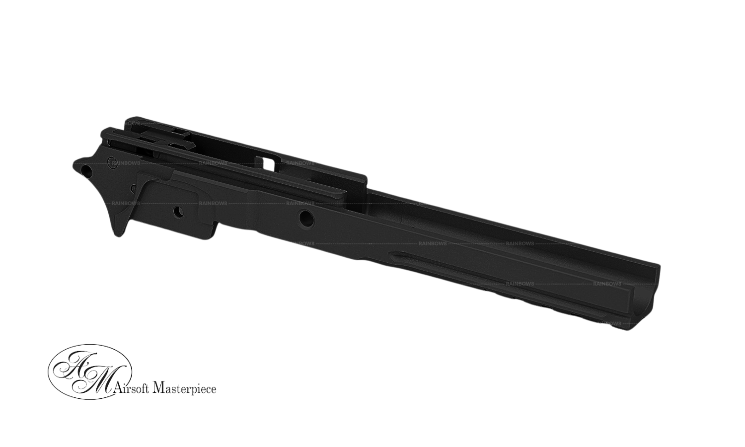 Airsoft Masterpiece Standard CNC Aluminum 5" Frame (Silver / Black)