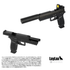 Nine Ball Non-Recoil 2-Way Outer Barrel for Tokyo Marui P320 Full Size (2 colors)