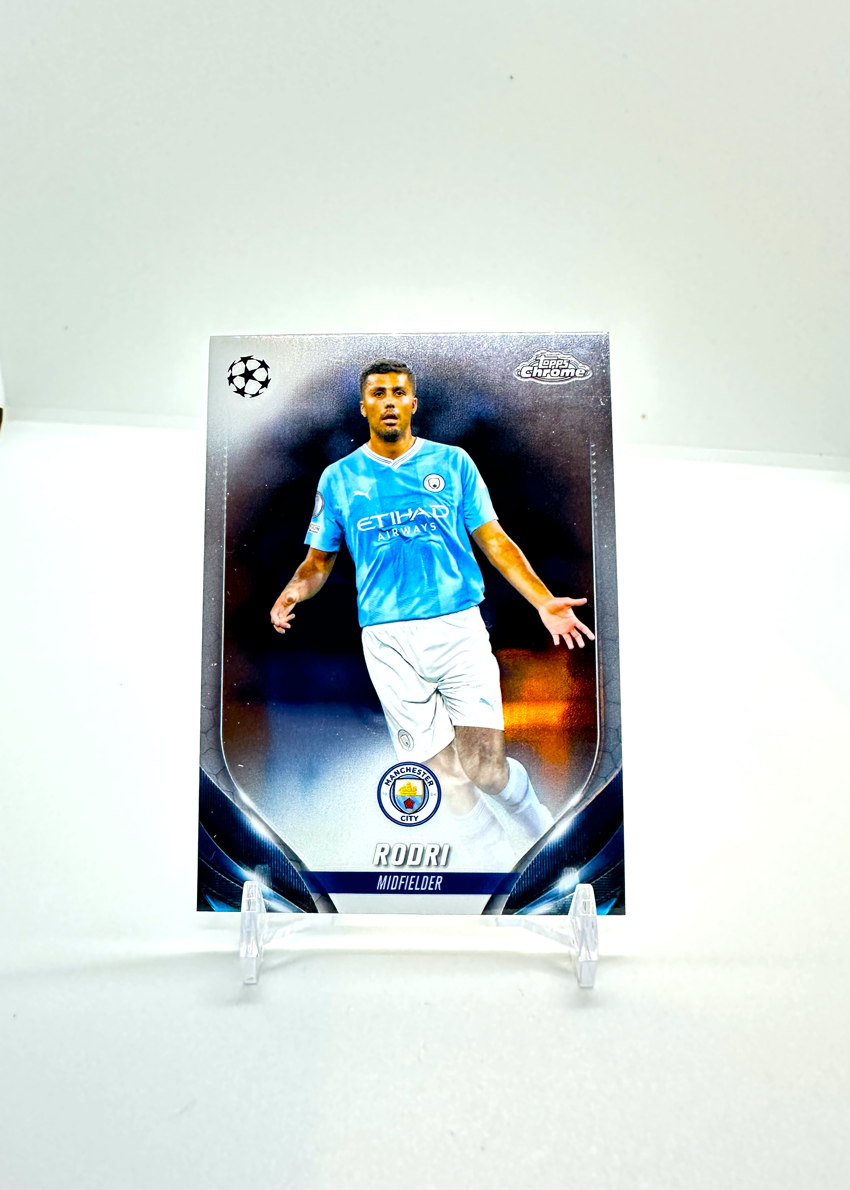 2024 Rodri Topps Chrome Manchester City #75