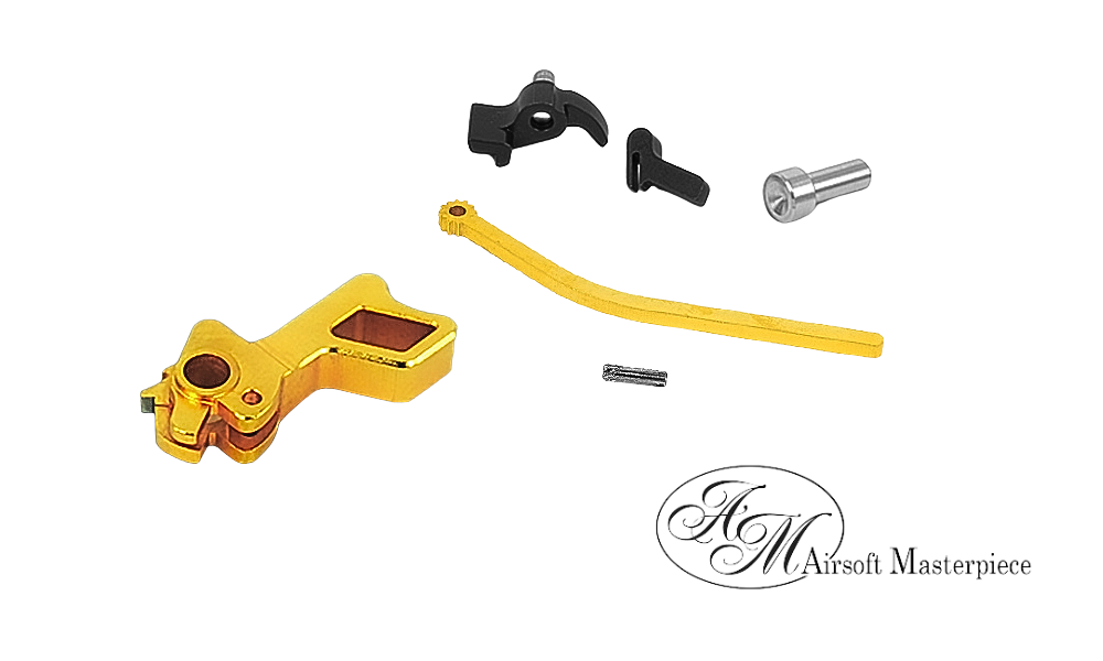 Airsoft Masterpiece CNC Steel Hammer & Sear Set for Marui Hi-Capa Type 6 (STI Square) (4 color)