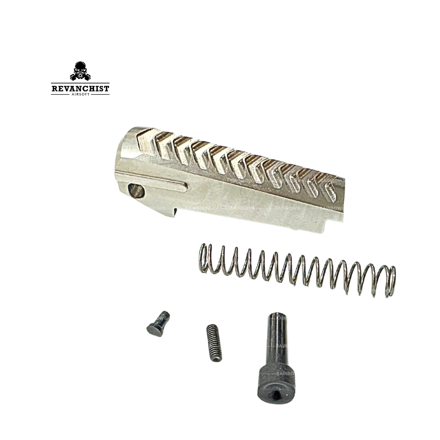 Revanchist Airsoft Stainless Steel Spring Housing for Hi-capa Series (Silver)