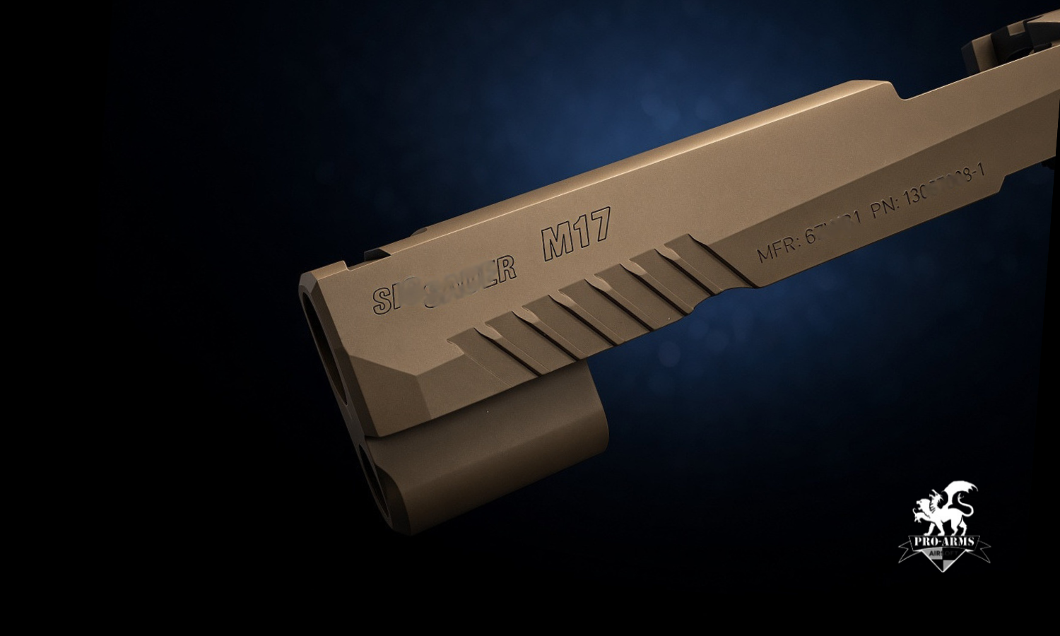 Pro Arms New Military Version M17 Steel Slide for VFC / SIG M17 (2 color)