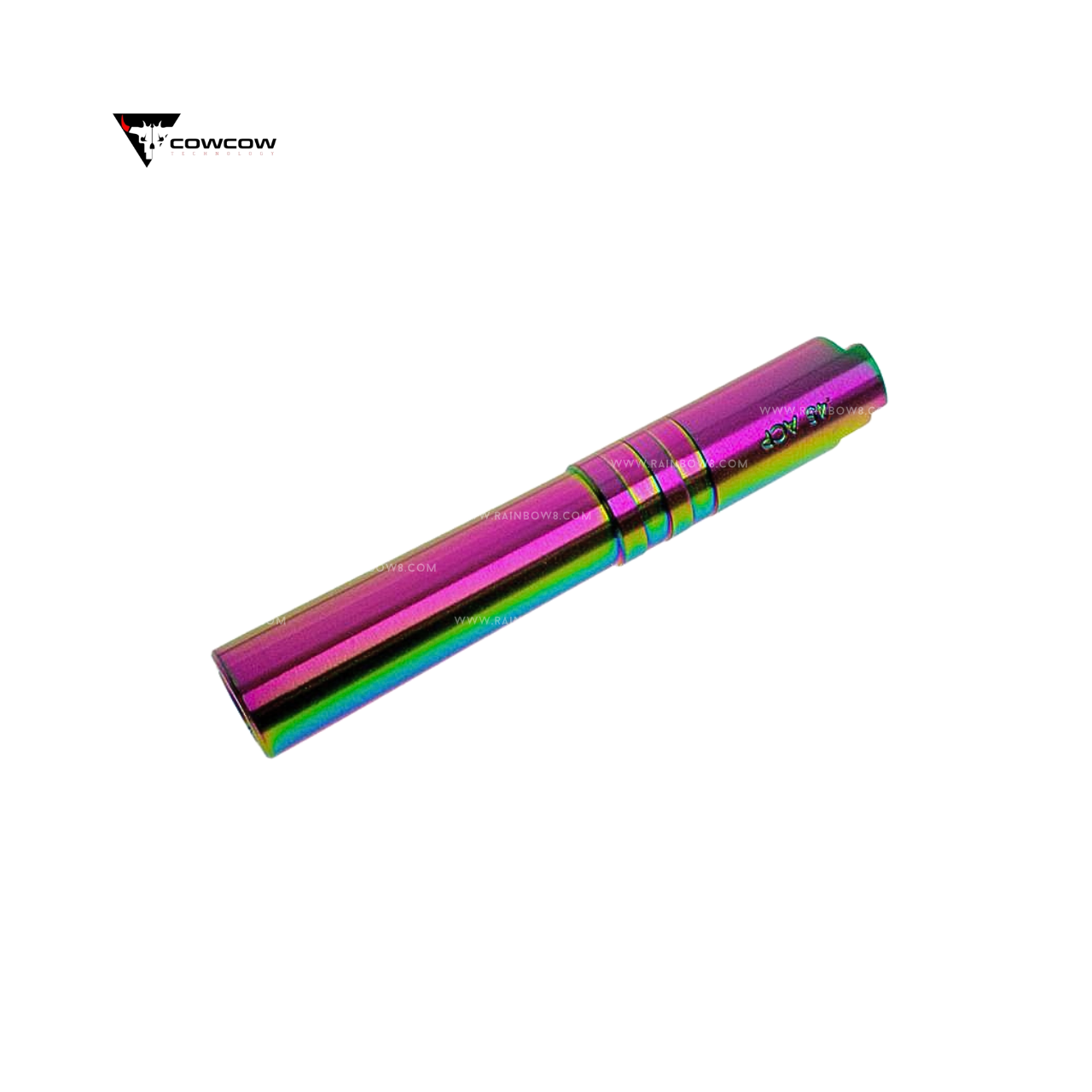 CowCow Stainless Steel Threaded Outer Barrel for TM Hi-Capa 4.3 (.45 ACP Marking) (4 colors)