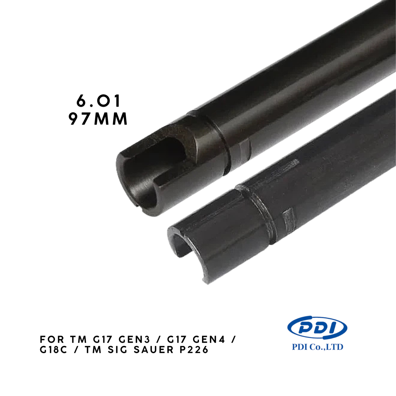 PDI 6.01 Palsonite 97mm Inner Barrel for Tokyo Marui G17 / G18C / P226