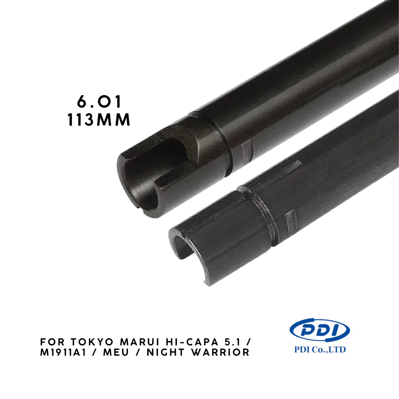 PDI 6.01 Palsonite 113mm Inner Barrel for Tokyo Marui Hi-capa 5.1 / M1911A1 / MEU