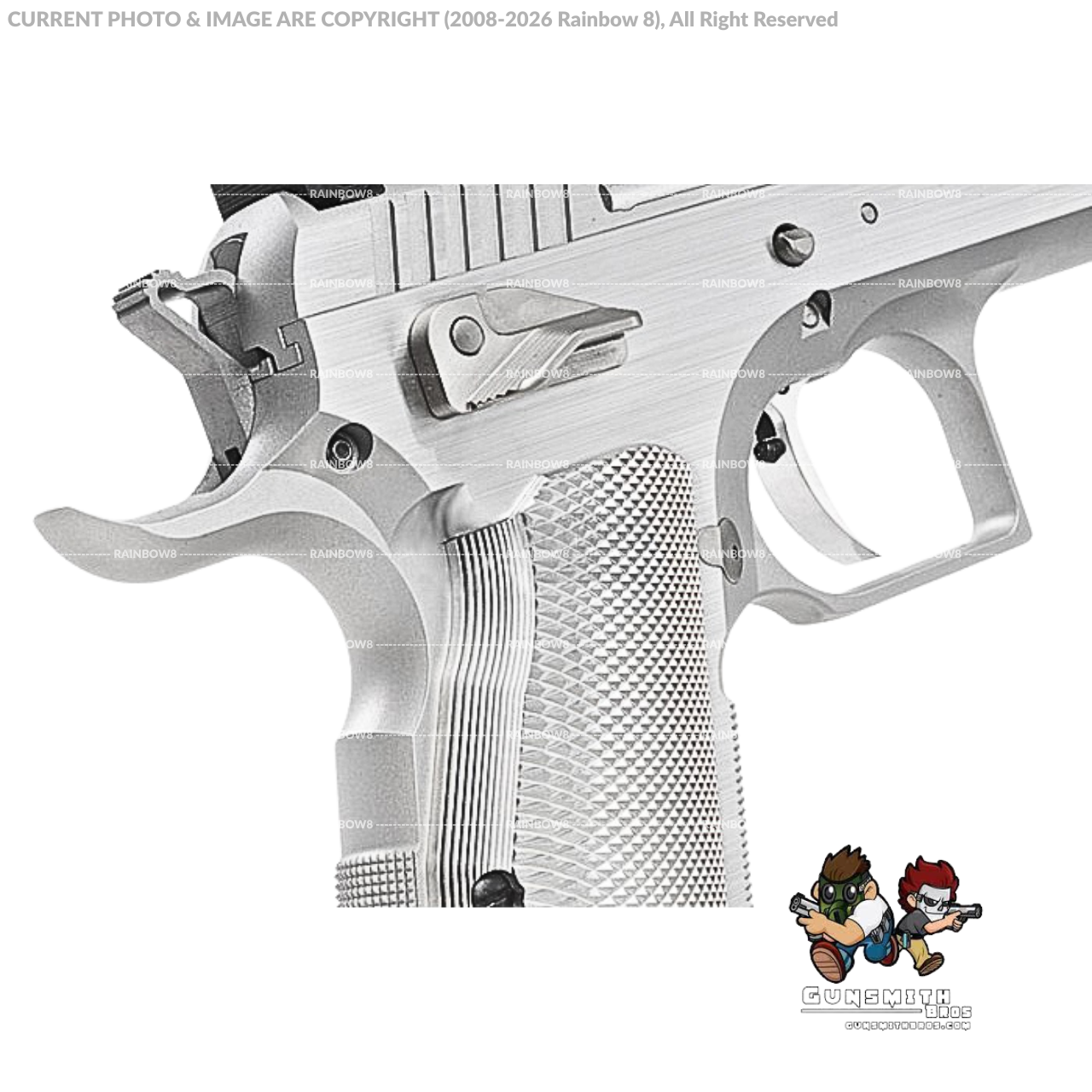 Gunsmith Bros GB-01 TF Standard GBB Pistol (Silver)