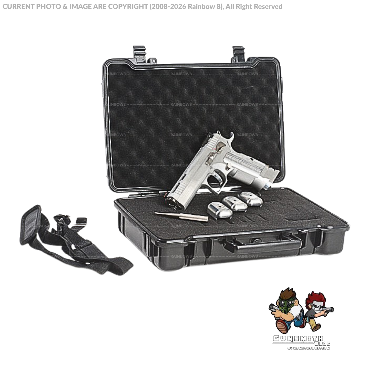 Gunsmith Bros GB-01 TF Standard GBB Pistol (Silver)