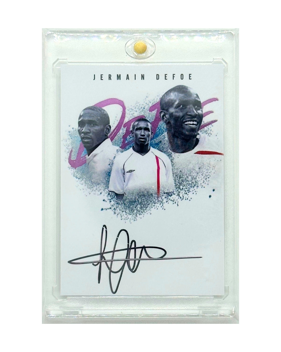 Jermain Defoe 2025 Futera FX World Football Series 2 On Card Auto Modern /9