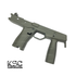 Stripped Lower Receiver (Black) (Part No.2) For KSC MP9 GBB