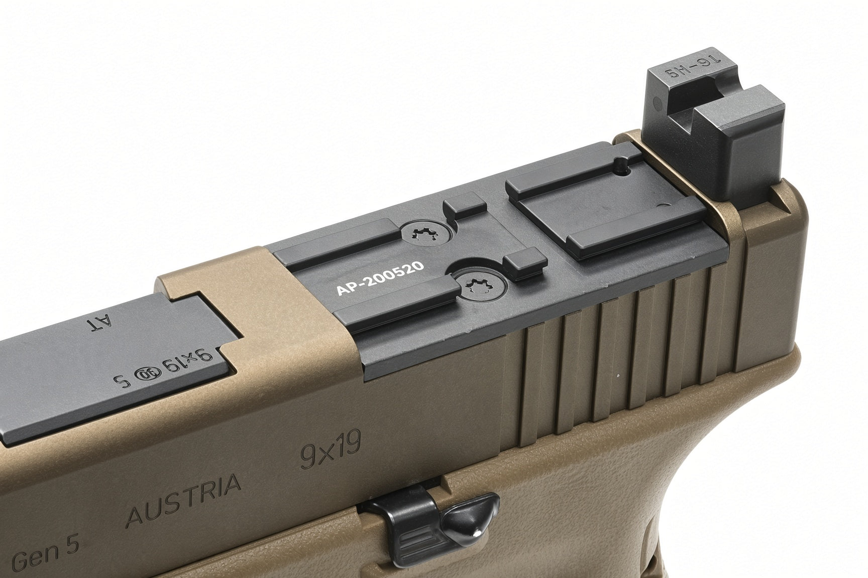 Guarder Aluminum CNC Slide for MARUI G19 Gen5 MOS (FDE)