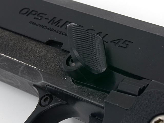 AIP Steel Slide Stop with Thumbrest for Hi-Capa (Black)