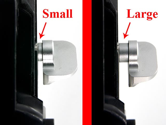 AIP Steel Slide Stop with Thumbrest for Hi-Capa (Black)
