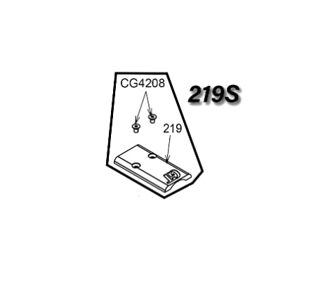 Slide Optic Cover Assembly (Part No. 219S) for KWA ATP GT GBB